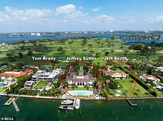 His latest home is apart of the extravagant mansions owned by real estate developer Jeff Sofer and NFL legend Tom Brady.